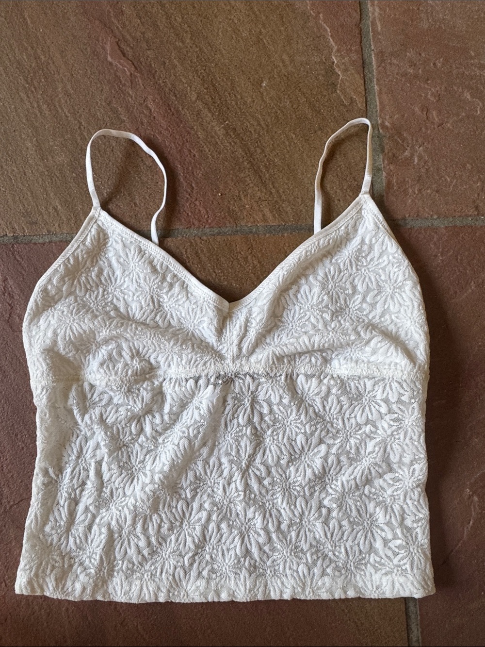 Gapbody lace supportive stretchy tank. Size S.
